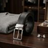 Reversible Leather Belt - Black/Brown
