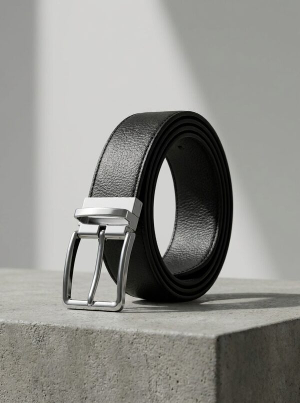 Reversible Leather Belt - Black/Brown