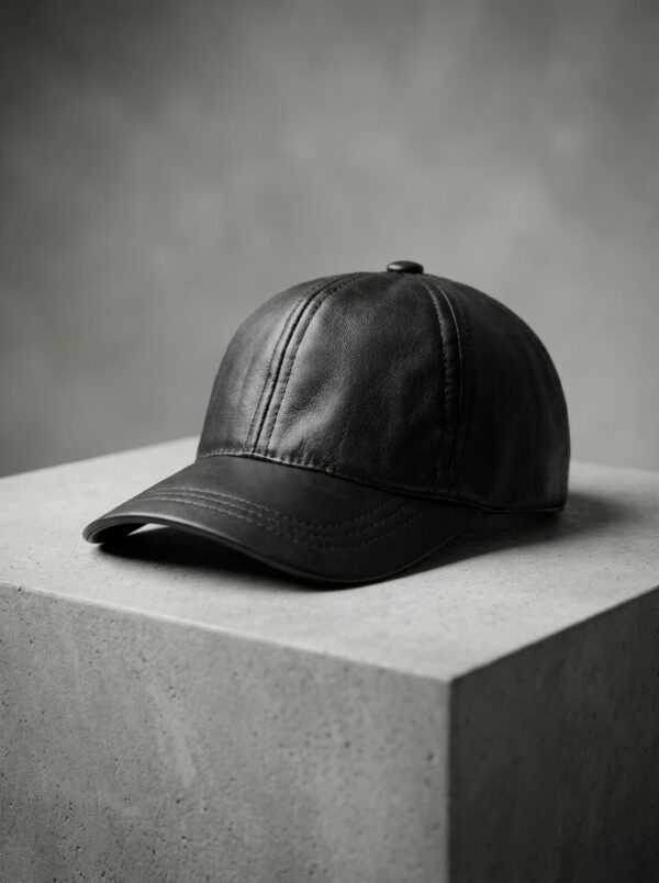 Unisex Sheep Leather Cap