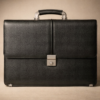 Full-Grain Cow Leather Office Bag