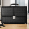 Full-Grain Cow Leather Office Bag