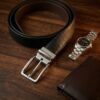 Reversible Leather Belt - Black/Brown