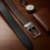 Reversible Leather Belt - Black/Brown