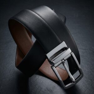 Reversible Leather Belt - Black/Brown