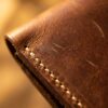 Magnetic Flap Leather Card Holder Wallet