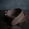 Double-Stitch Cow Leather Belt