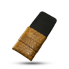 Croc Texture Full Grain Leather Bi-Fold Wallet – Handmade Luxury”
