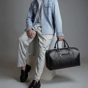 Cow Leather Duffel Bag