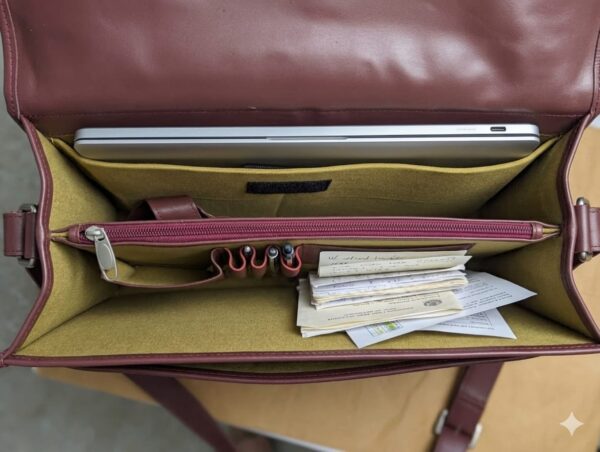 Smooth Cow Leather Office Bag