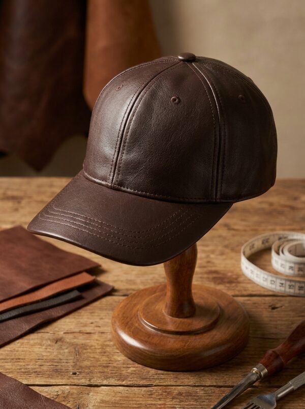 Unisex Sheep Leather Cap